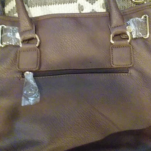 Multicolored sequined large handbag with 2 straps - Picture 7 of 9